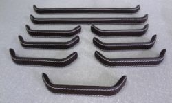 Puxador de gaveta em couro